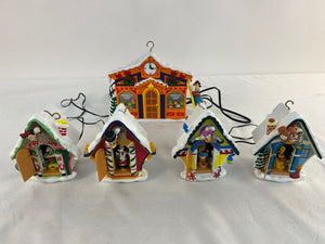 Vtg 1993 Disney Mr Christmas Mickey's Clock Shop FOR PARTS/REPAIR - Read Desc.