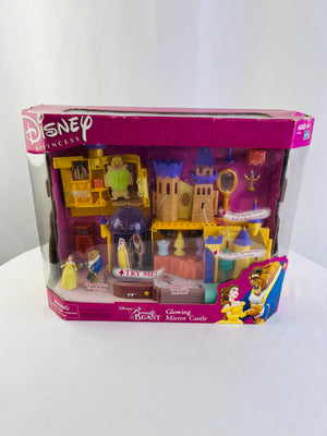Disney Princess Beauty and The Beast Glowing Mirror Castle Playset 2002