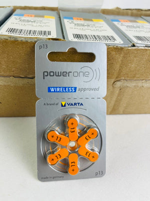 300 Power One Size P13 Hearing Aid Batteries 5 Boxes of 60 Brand New