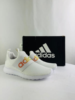 adidas Lite Racer Adapt 4.0 K White Women's Running Sneakers 6 NIB | H01031