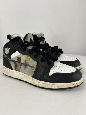 Nike Air Jordan 1 Mid Hologram DR9496-001 GS Boy's 6