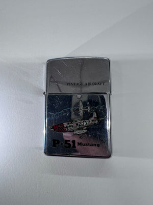 Vintage Aircraft 1993 Zippo Lighter B-24 Liberator Bomber War Airplane WWII