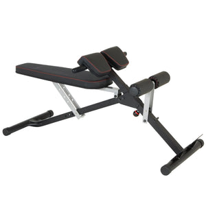 Fitness Reality X-Class Ab/Hyper Bench 650 lb, Adjustable, Black Model 2860