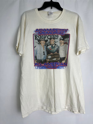 Adam Petty Memorial 400 Race Nashville Fairgrounds T-Shirt Large Autographed
