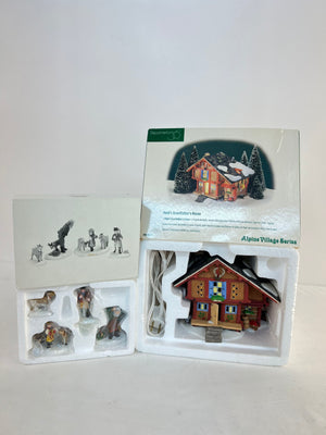 Dept 56 Alpine Village Heidi's Grandfather's House 56177 + Heidi & Her Goats