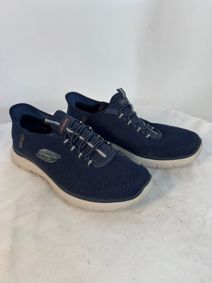 Skechers Slip-Ins Summits High Range Navy Blue Men's 9.5 Wide 232457W Sneakers
