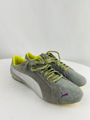 Puma Janie Dance Lime | Silver Athletic Sneakers Women's 9