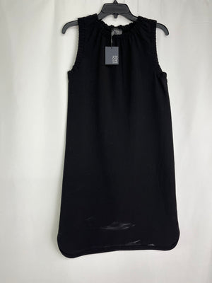 Leo & Sage Ribbed Black Sleeveless Shift Dress in Size XS NWT