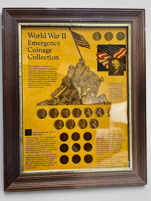 World War II Emergency Coinage Collection 1942-1946 Cent Nickel & Penny US Mint