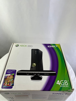Microsoft XBOX 360 Kinect Console Bundle in Box No Game Turns On