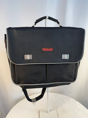 Nintendo Black Employee Messenger Bag Early 2000's Rare Internal Gift