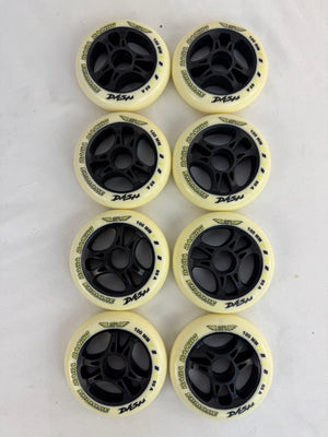 Simmons Rana Dash Inline Speed Skate Wheels 100mm 85A 8pk Open Box No Bearings