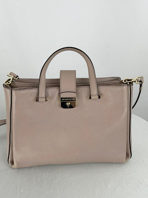 Kate Spade Women's New York Beige Leather Lovett Street Natacha Tote Bag