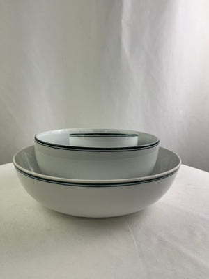 Dansk Bistro Christianshavn Green Portugal Made Bowl Set of 4 Serving Dinnerware