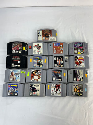 Nintendo 64 N64 Assorted Games Lot of 17 - UNTESTED