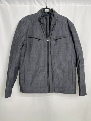 Michael Kors Full Zip Grey Jacket Men's Size Large Excellent Condition