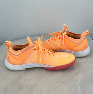 Adidas Women's Orange Adizero Ubersonic 4 Running Tennis Shoes Size 10