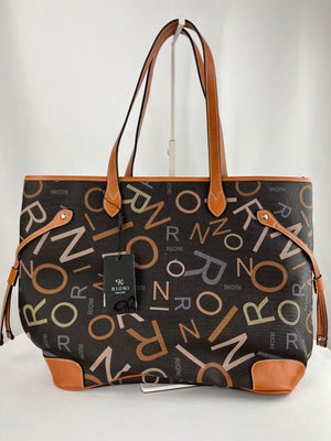 Rioni Letters Large Tote Bag NWT