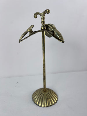 Vintage Brass Glove Jewelry Clip Stand 3 Hand Form Holder Desk Display Clamps