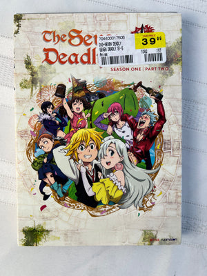 The Seven Deadly Sins Season One Part Two DVD 2017 Brand New Sealed