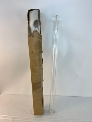 50-EXT-30 Glass Extractor Extraction Filter Tube 30" Long 50mm Diameter Clear