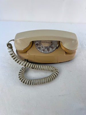 Vintage Western Electric Rotary Princess Telephone Beige 702BM UNTESTED