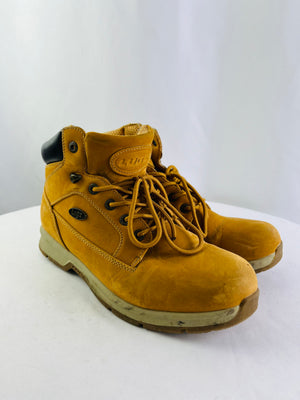 Lugz Switchback Tan Slip Resistant Chukkas Work Boots Men's Size 10