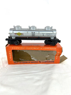 Vintage Lionel 1953-1955 6415 Sunoco 3 Dome Tank Car w/ Original Box