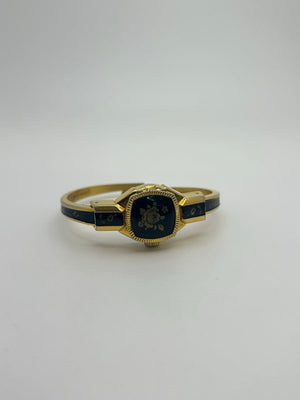 JAI Bracelet Peek-A-Boo Floral Enamel 6 in.