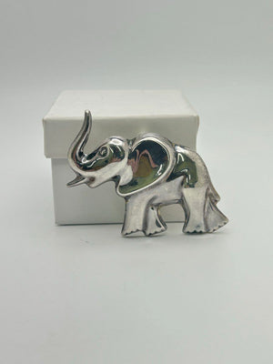 Taxco Mexico 925 Sterling Silver Brooch 16.8g Elephant Signed Vintage