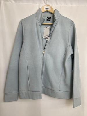 361° One Degree Beyond Mint Green Women Zip Front Jacket XL NWT