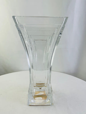 City Lights By Mikasa 12-inch Flared Lead Crystal Vase Home Decor