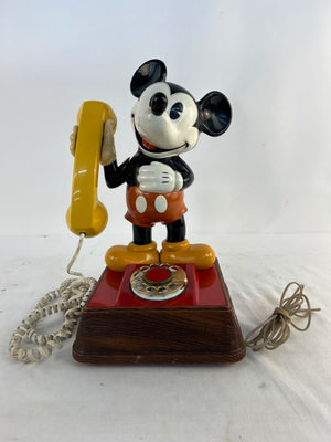 Vintage Mickey Mouse Rotary Dial Telephone Western Electric Segan 1976 Disney