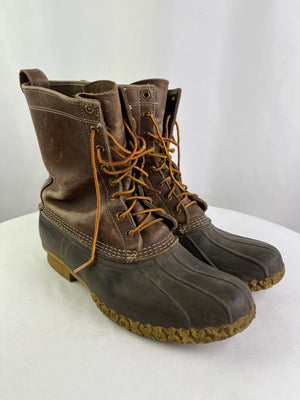 L.L.Bean 06009 Maine Duck Brown Leather Boot Men's 12N
