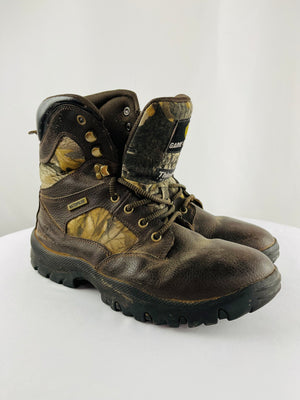 Game Winner Javelina lll Camo Waterproof Leather Canvas Boots Men's 9.5