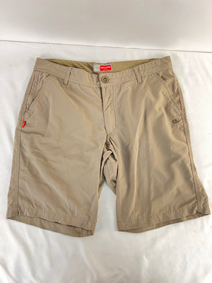 Craghoppers NosiLife Insect Shield Hiking Shorts Mens Size 36 Beige Khaki Tan