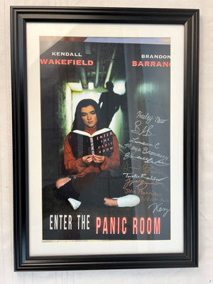 ENTER THE PANIC ROOM Autographed Movie Poster Signed Cast Kendall Wakefield 2022