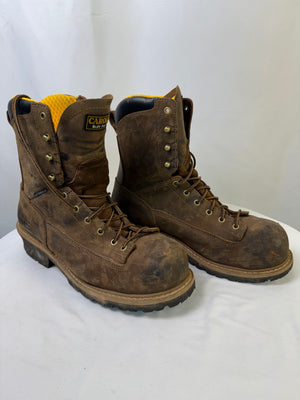 Carolina 8" Composite Toe WP Logger Work Boot Brown Composite Toe Men's 12