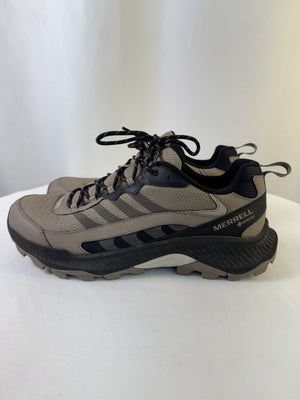 Merrell Speed Strike 2 Taupe Striped Sneaker Athletic Men's 11.5