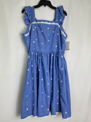 Blueberi Boulevard Floral Eyelet Sundress Women's Size XL NWT