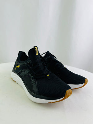 PUMA Softride Sophia Eco Black/Gold Running Sneaker Women's 7.5 | 376581-02