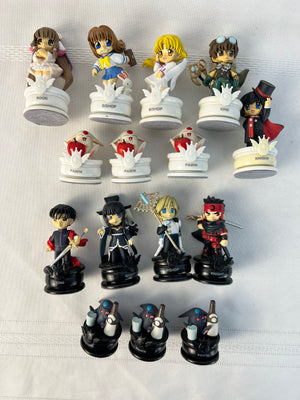 CLAMP no Kiseki Chess Figure Lot 15 Pc Mokona Chii Yuko Fai Kurogane Tsubasa