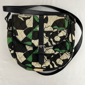 Vera Bradley Imperial Rose Small Slim Saddle Crossbody Bag