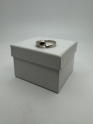 925 Sterling Silver Ring Adjustable Wrap Ring Vintage Size 8