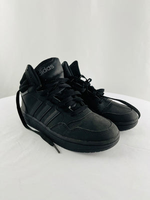 adidas Hoops 3.0 Mid Core Black Basketball Sneakers Mens Size 6