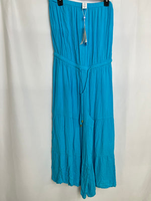 Bleu Rod Beattie Lagunita Beachy Strapless Jumpsuit Cover Up Women Medium NWT