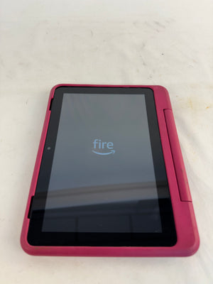 Amazon Fire HD 8 (12th Gen) 32GB Tablet w/ Pink Kid-Proof Stand Case