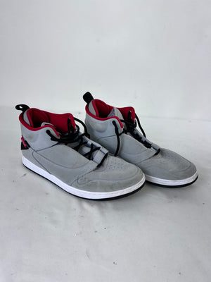 Nike Jordan Fadeaway Wolf Grey University Red White AO1329-060 Men's Size 10.5