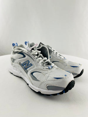 New Balance 491 White Blue Comfort Walking Sneakers Women's Size 7