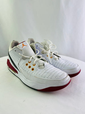 Nike Air Max Aura 5 White Cardinal Red Men's Basketball Sneakers 12 | DZ4353-160